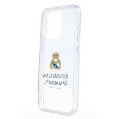JLK Merchandising, S.L. Carcasas*Funda iPhone 15 Pro Max ¡Hala Madrid! Transparente Real Madrid