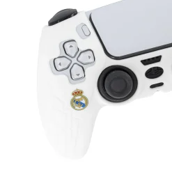 Fantroller Juegos & Juguetes|Carcasas*Funda Mando PS5 Blanca Real Madrid