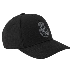 Project Rogers & JLK, S.L. Gorras*Gorra Adulto Escudo Piqué Negra Real Madrid