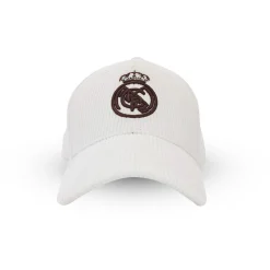 Project Rogers & JLK, S.L. Gorras*Gorra Escudo de Pana Beige Real Madrid