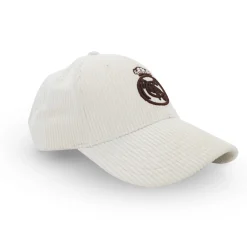 Project Rogers & JLK, S.L. Gorras*Gorra Escudo de Pana Beige Real Madrid