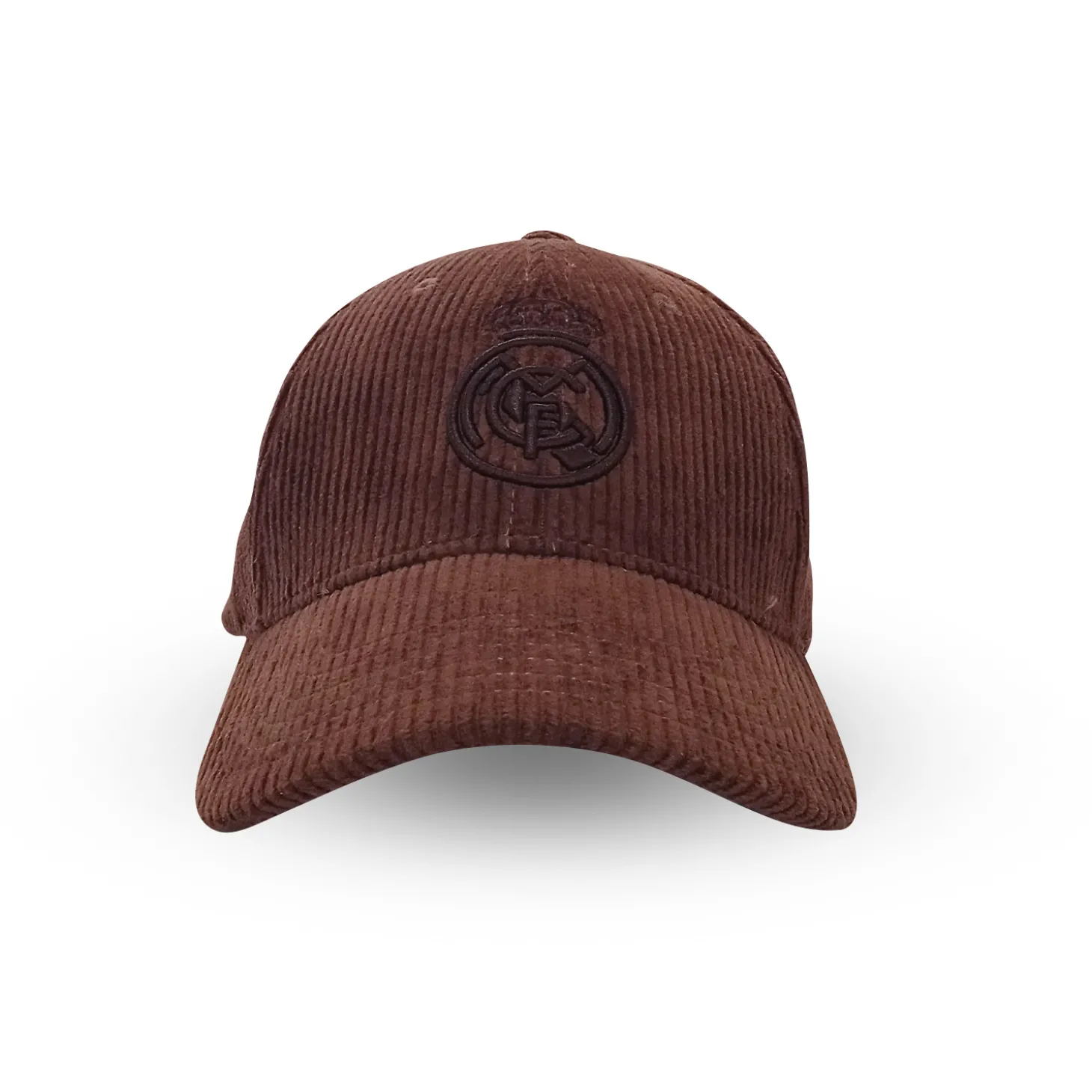 Project Rogers & JLK, S.L. Gorras*Gorra Escudo de Pana Marrón Real Madrid