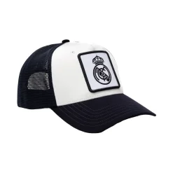Project Rogers & JLK, S.L. Gorras*Gorra Rejilla Niños Escudo Cuadrado Blanco/Negro