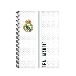 SAFTA S.A. Vuelta Al Cole|Papelería*Libreta Blanco/Negro Real Madrid