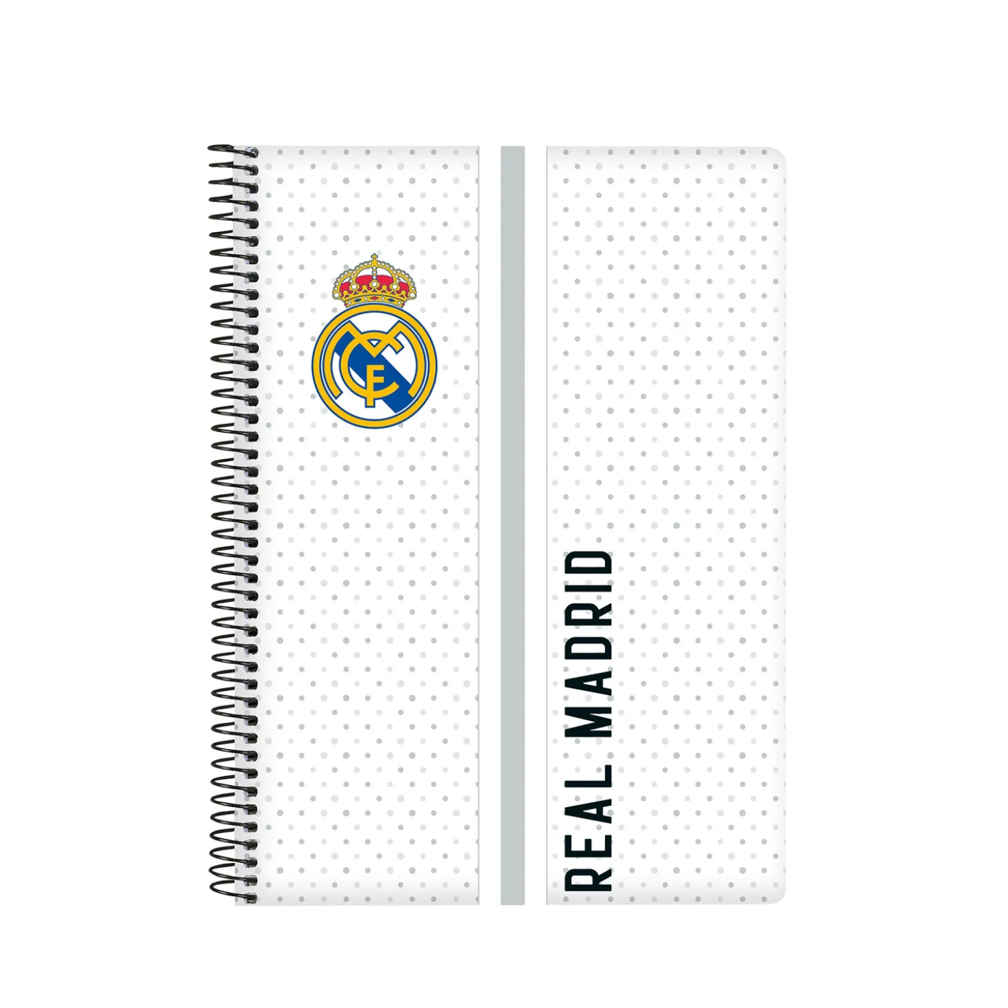 SAFTA S.A. Vuelta Al Cole|Papelería*Libreta Blanco/Negro Real Madrid