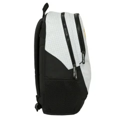 SAFTA S.A. Bolsas & Equipaje|Vuelta Al Cole*Mochila Adaptable Blanca/Negra Real Madrid