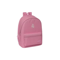 SAFTA S.A. Bolsas & Equipaje|Vuelta Al Cole*Mochila Doble Laptop 15,6'' Rosa/Blanca Real Madrid
