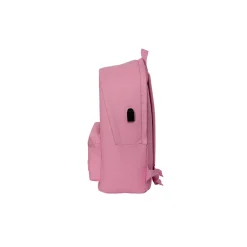 SAFTA S.A. Bolsas & Equipaje|Vuelta Al Cole*Mochila Doble Laptop 15,6'' Rosa/Blanca Real Madrid