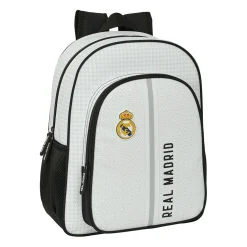 SAFTA S.A. Bolsas & Equipaje|Vuelta Al Cole*Mochila Niños Blanca/Negra Real Madrid