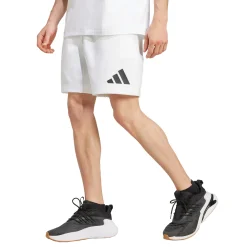 Hombre Adidas España, S.A.U Pantalones|Pantalones*Pantalón corto Hombre adidas Real Urban Blanco