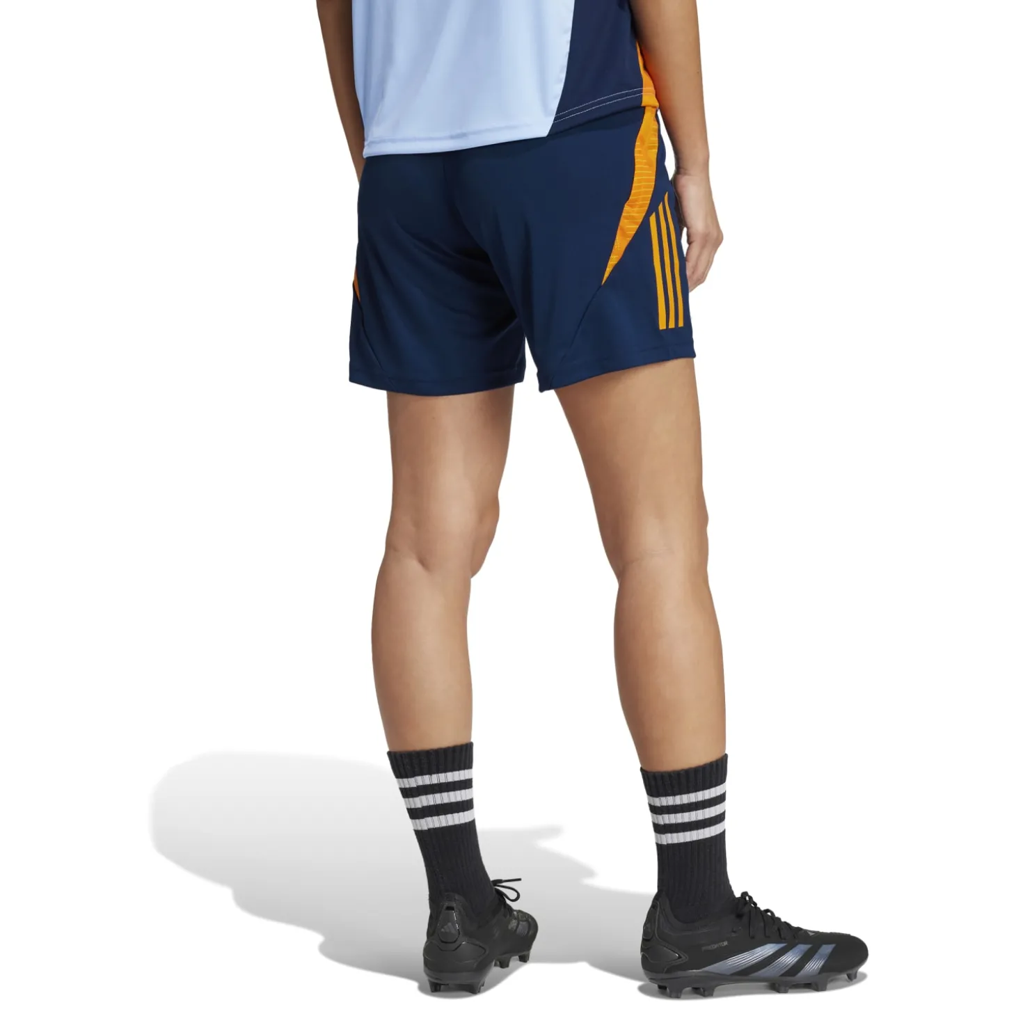 Mujer Adidas España, S.A.U Chándal|Pantalones*Pantalón Corto Mujer Entrenamiento Azul Marino 24/25