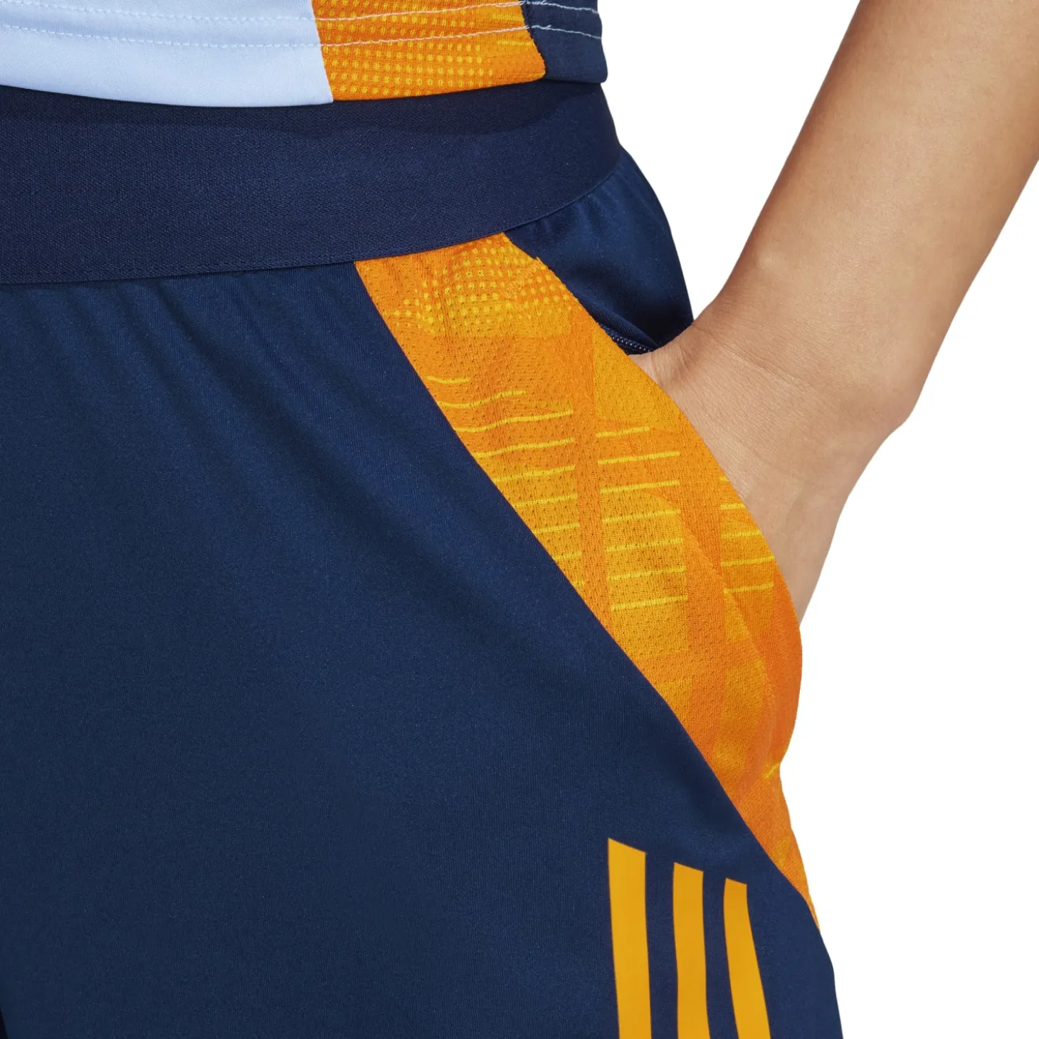 Mujer Adidas España, S.A.U Chándal|Pantalones*Pantalón Corto Mujer Entrenamiento Azul Marino 24/25