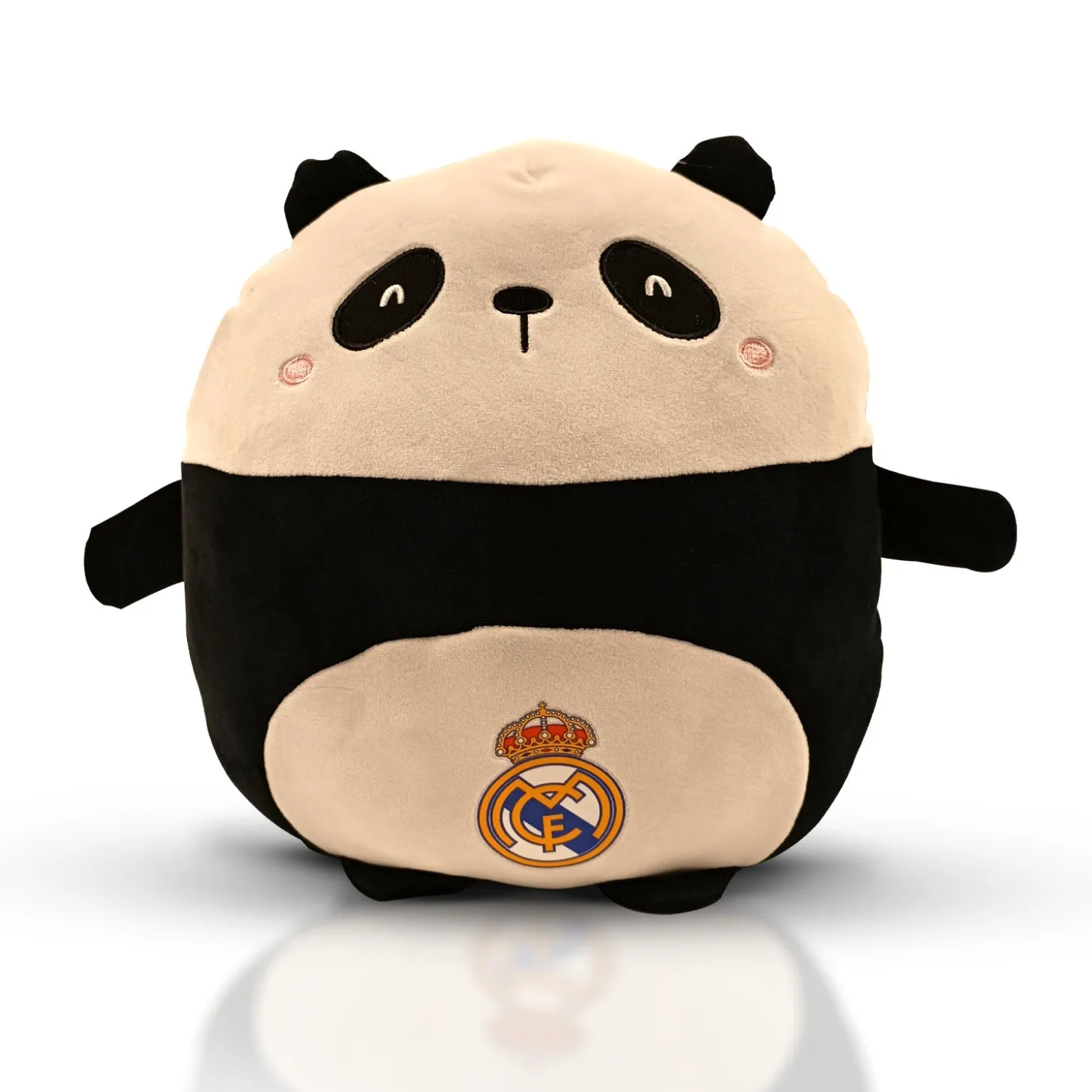 CyP Brands Evolution S.L. Juegos & Juguetes*Peluche Panda Cojín Squeeze Real Madrid 30cm