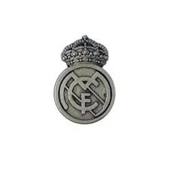 Project & Rogers Llaveros*Pin Plateado Escudo Real Madrid