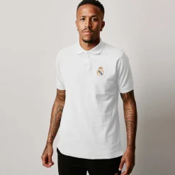 Hombre T&F Polos*Polo Blanco Hombre Escudo Color Essentials