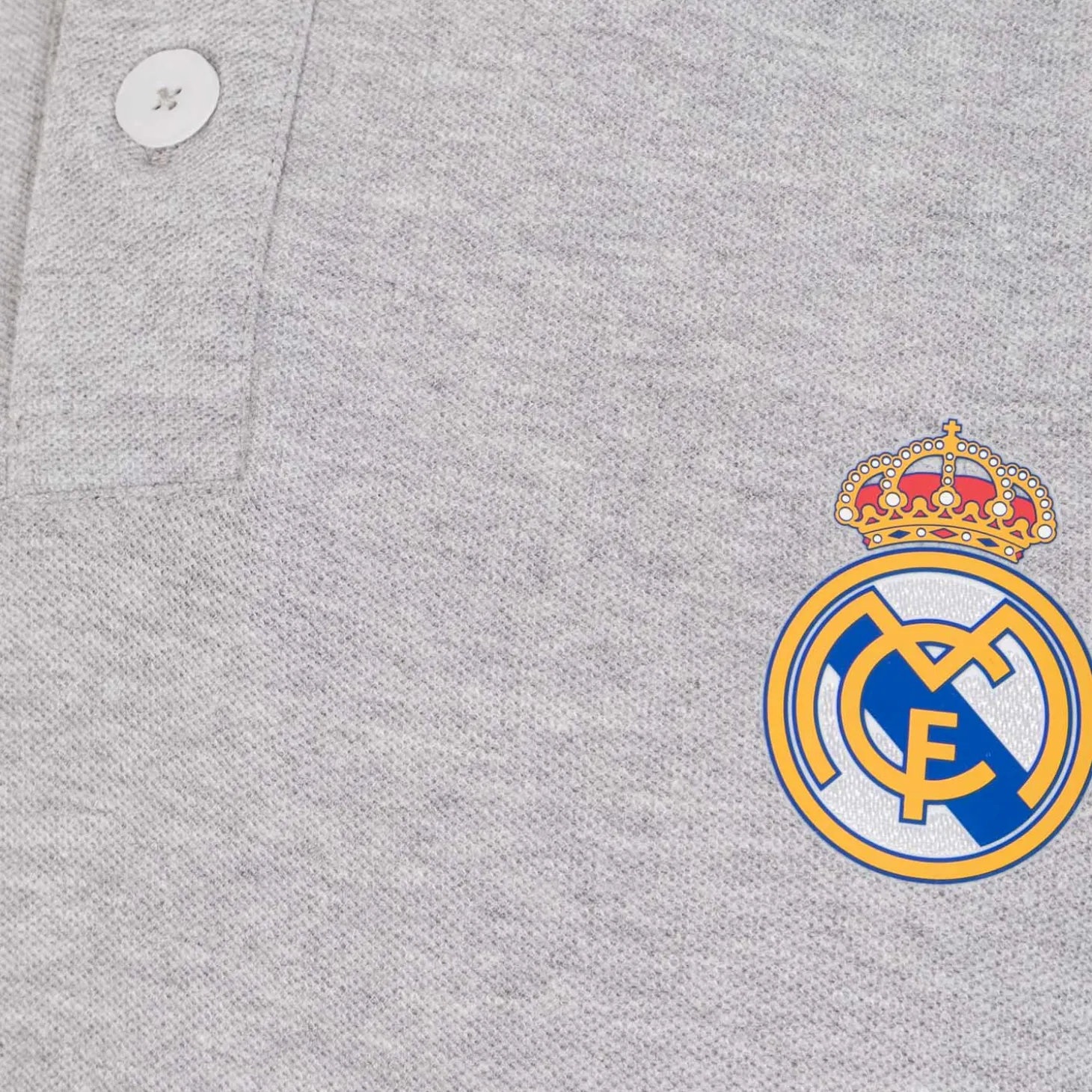 Hombre T&F Polos*Polo Gris Claro Hombre Escudo Color Essentials