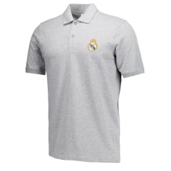Hombre OSDM Polos*Polo Gris Hombre ECO Essentials Real Madrid Escudo Color