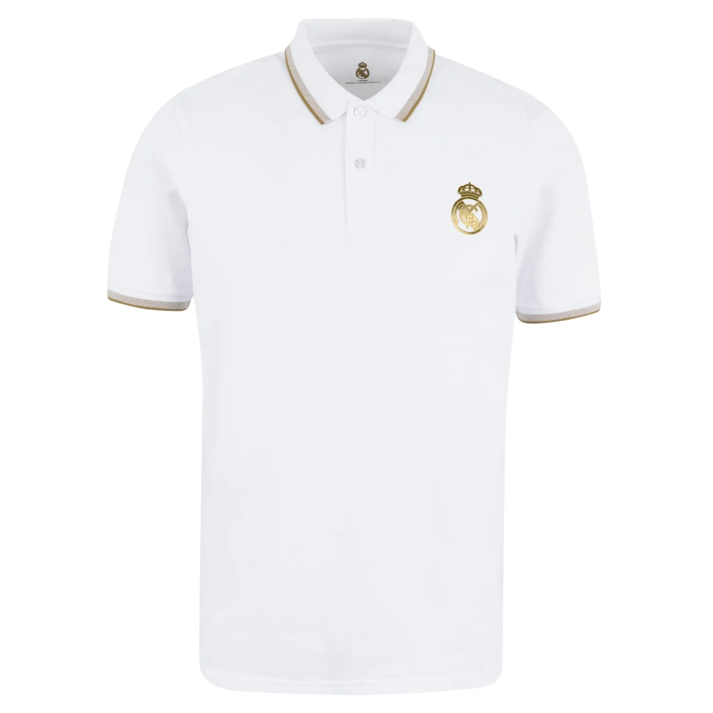 Hombre OSDM Polos*Polo Hombre White & Gold