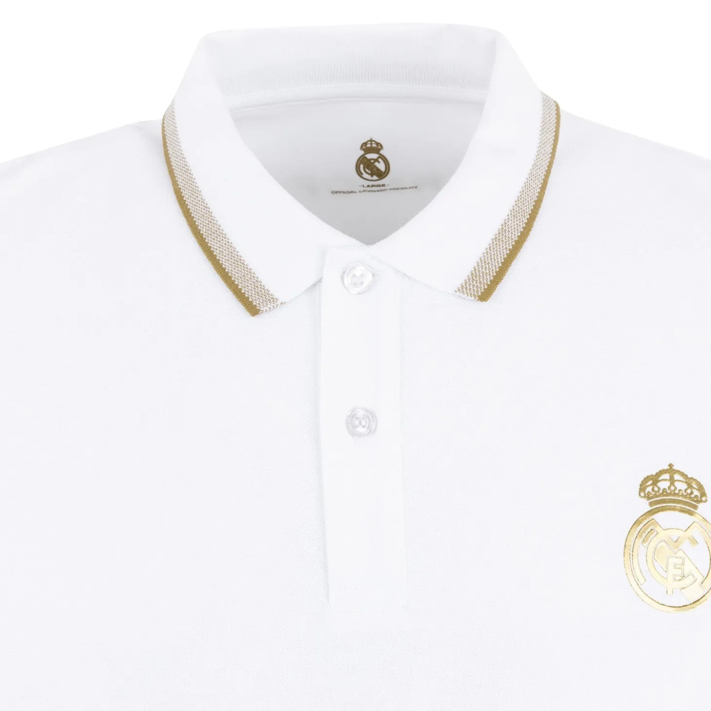 Hombre OSDM Polos*Polo Hombre White & Gold