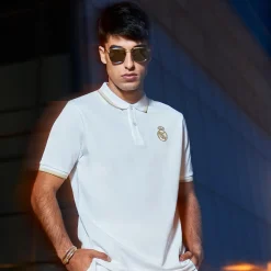 Hombre OSDM Polos*Polo Hombre White & Gold
