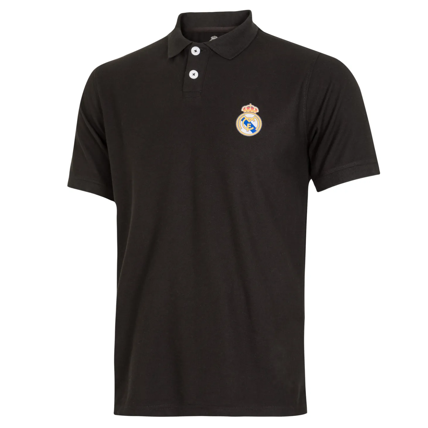 Hombre T&F Polos*Polo Negro Hombre Escudo Color Essentials