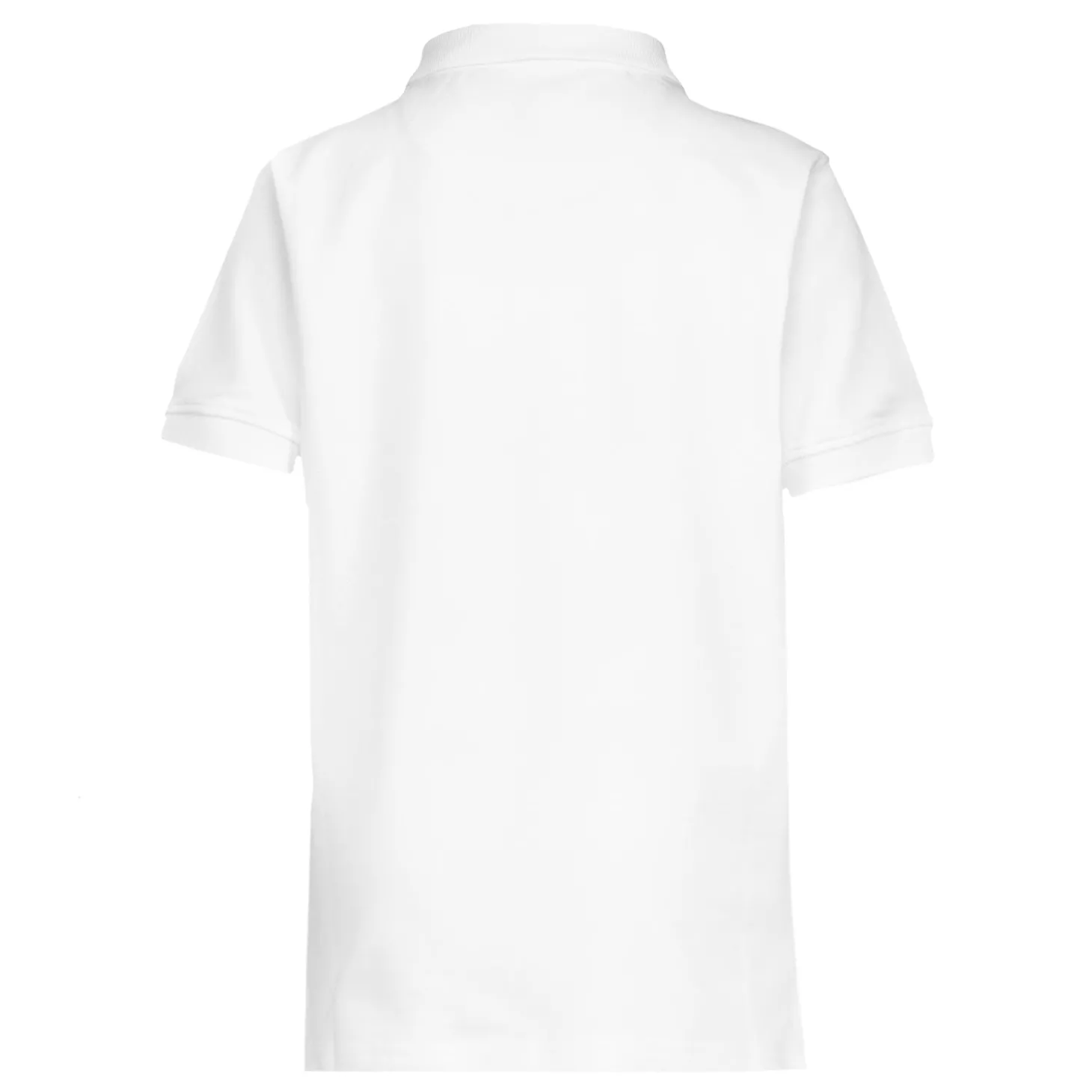 Hombre OSDM Vuelta Al Cole|Polos*Polo Niños ECO Essentials Real Madrid Escudo Color Blanco