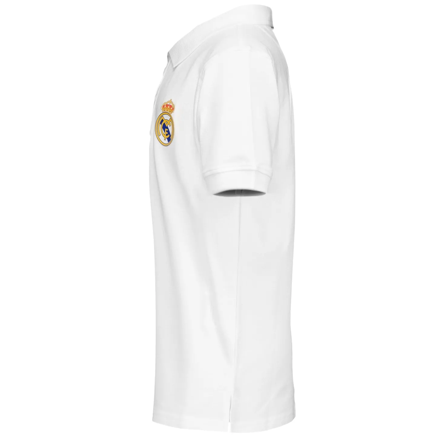 Hombre OSDM Vuelta Al Cole|Polos*Polo Niños ECO Essentials Real Madrid Escudo Color Blanco