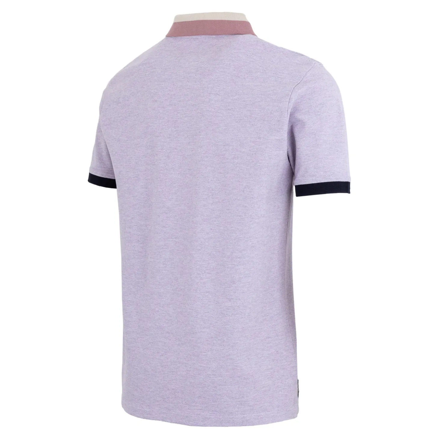 Hombre Foundry Polos*Polo Sakura Hombre Detalle Cuello Morado