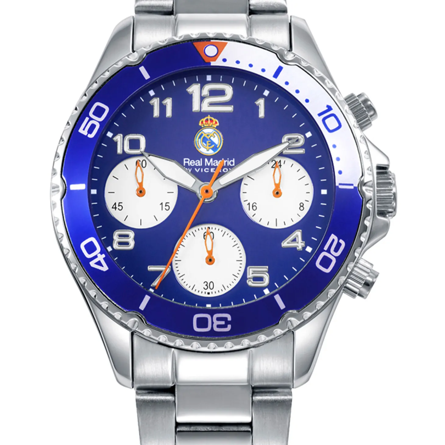 Grupo Munreco Relojes|Joyería*Reloj Acero Cronográfo Mujer Real Madrid