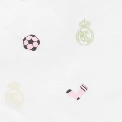 OSDM Ropa De Bebés*Set Pantalones y Camiseta Bebé Rosa/Blanco Real Madrid