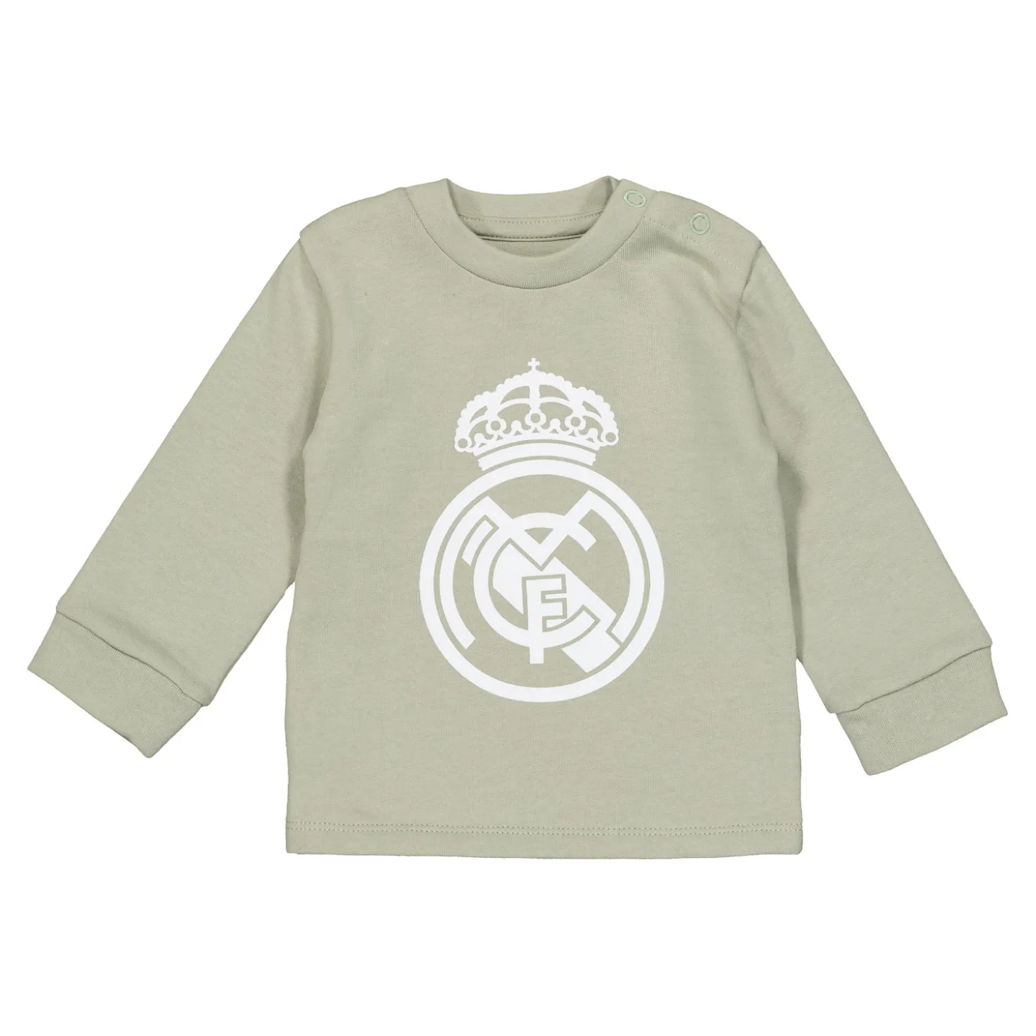 OSDM Ropa De Bebés*Set Pantalones y Camiseta Bebé Verde/Blanco Real Madrid