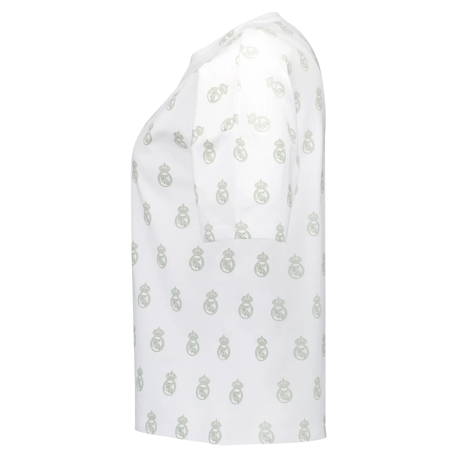 Mujer OSDM Camisetas|Pijamas*Set Pijama Camiseta & Pantalones Cortos Mujer White Dreams Verde Real Madrid