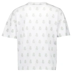 Mujer OSDM Camisetas|Pijamas*Set Pijama Camiseta & Pantalones Cortos Mujer White Dreams Verde Real Madrid