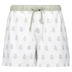 Mujer OSDM Camisetas|Pijamas*Set Pijama Camiseta & Pantalones Cortos Mujer White Dreams Verde Real Madrid