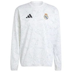 Hombre Adidas España, S.A.U Sudaderas*Sudadera Calentamiento Hombre Blanca 24/25