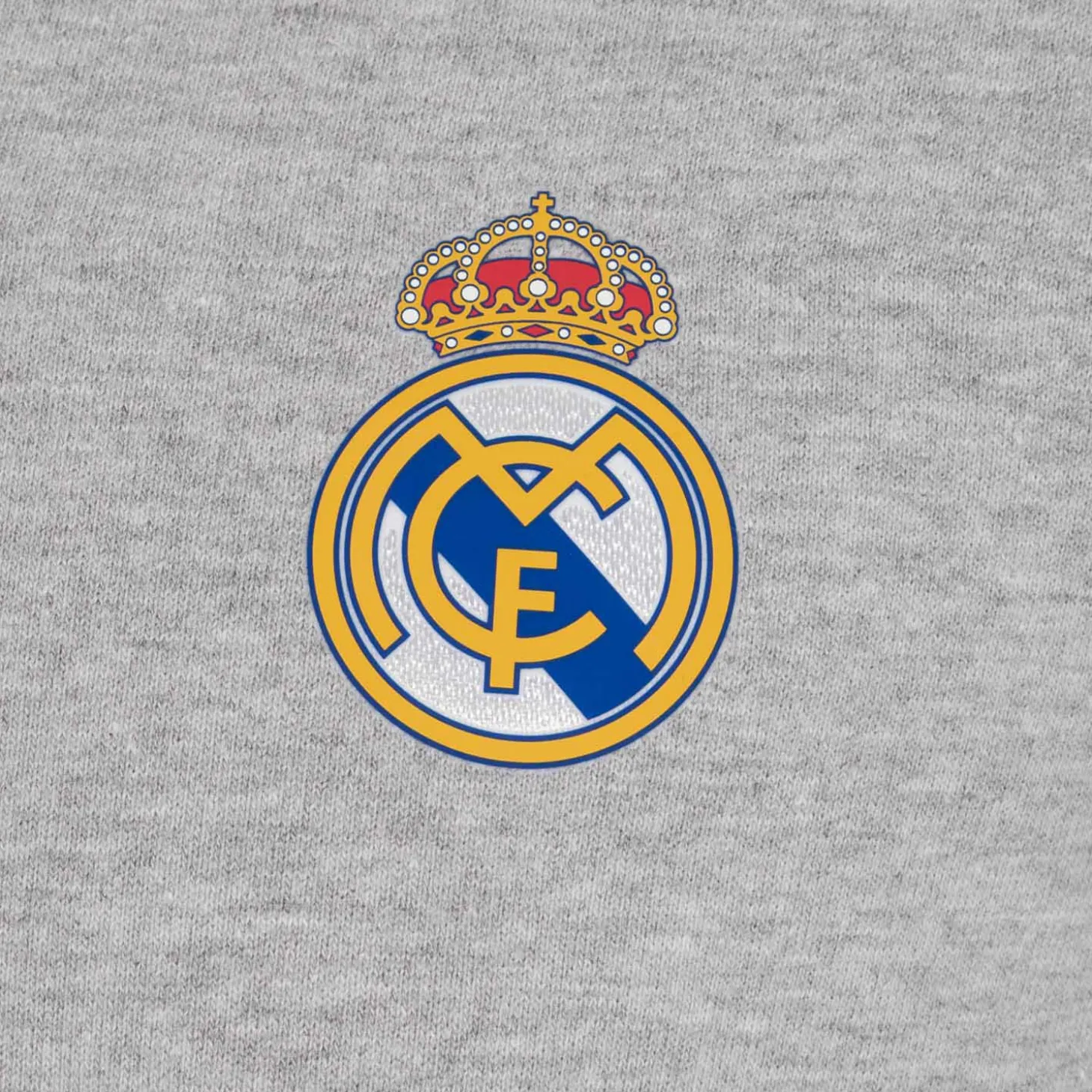 Hombre T&F Sudaderas*Sudadera Capucha Gris Claro Hombre Escudo Color Essentials