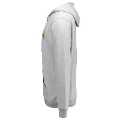 Hombre OSDM Sudaderas*Sudadera Capucha Gris Hombre ECO Essentials Real Madrid Escudo Color