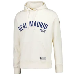 Hombre MBA Solutions Sudaderas*Sudadera Capucha Hombre Baseball Blanca Real Madrid