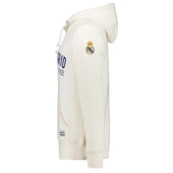 Hombre MBA Solutions Sudaderas*Sudadera Capucha Hombre Baseball Blanca Real Madrid