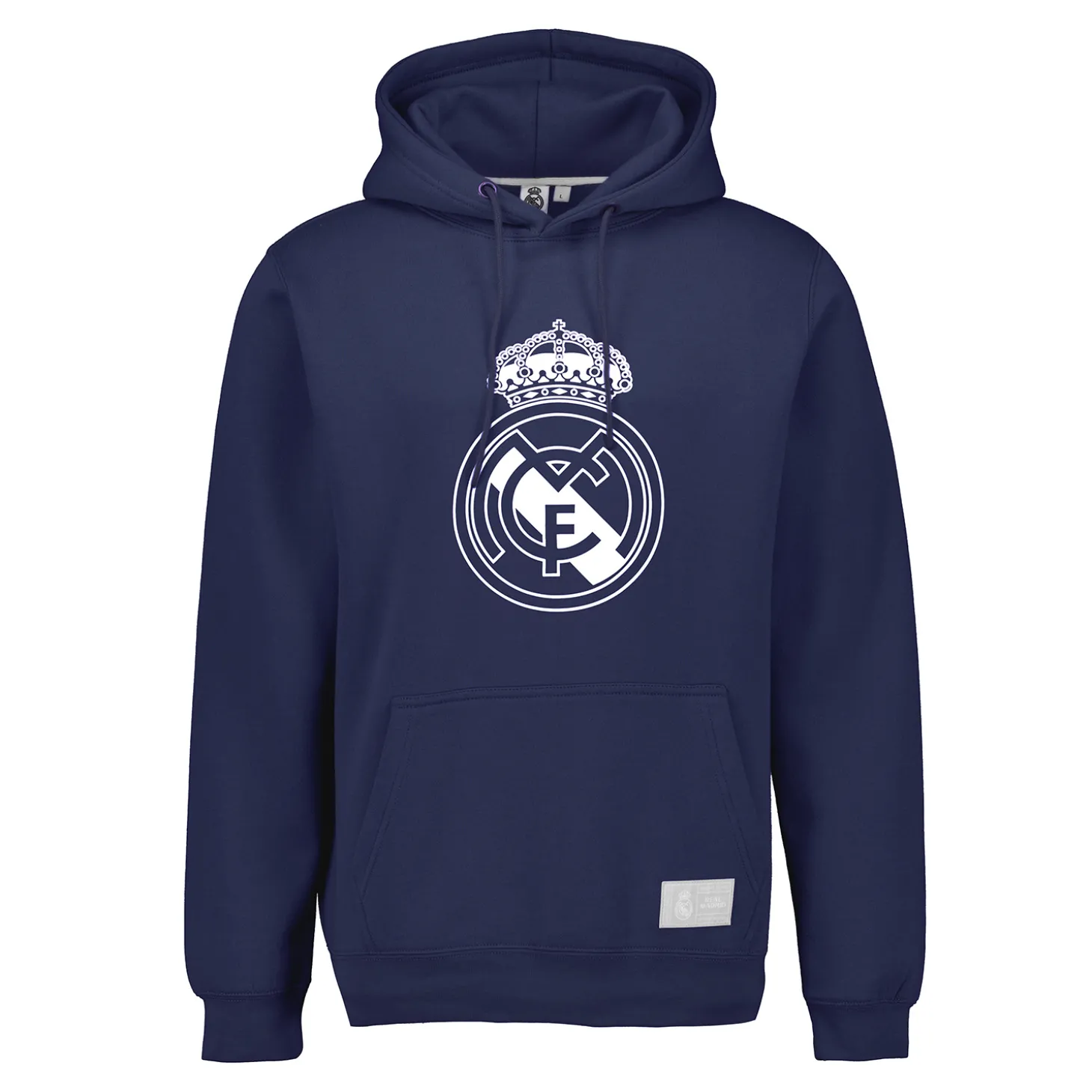 Hombre Sport Design Sweden AB Sudaderas*Sudadera Capucha Hombre Color Crest Azul Marino Real Madrid