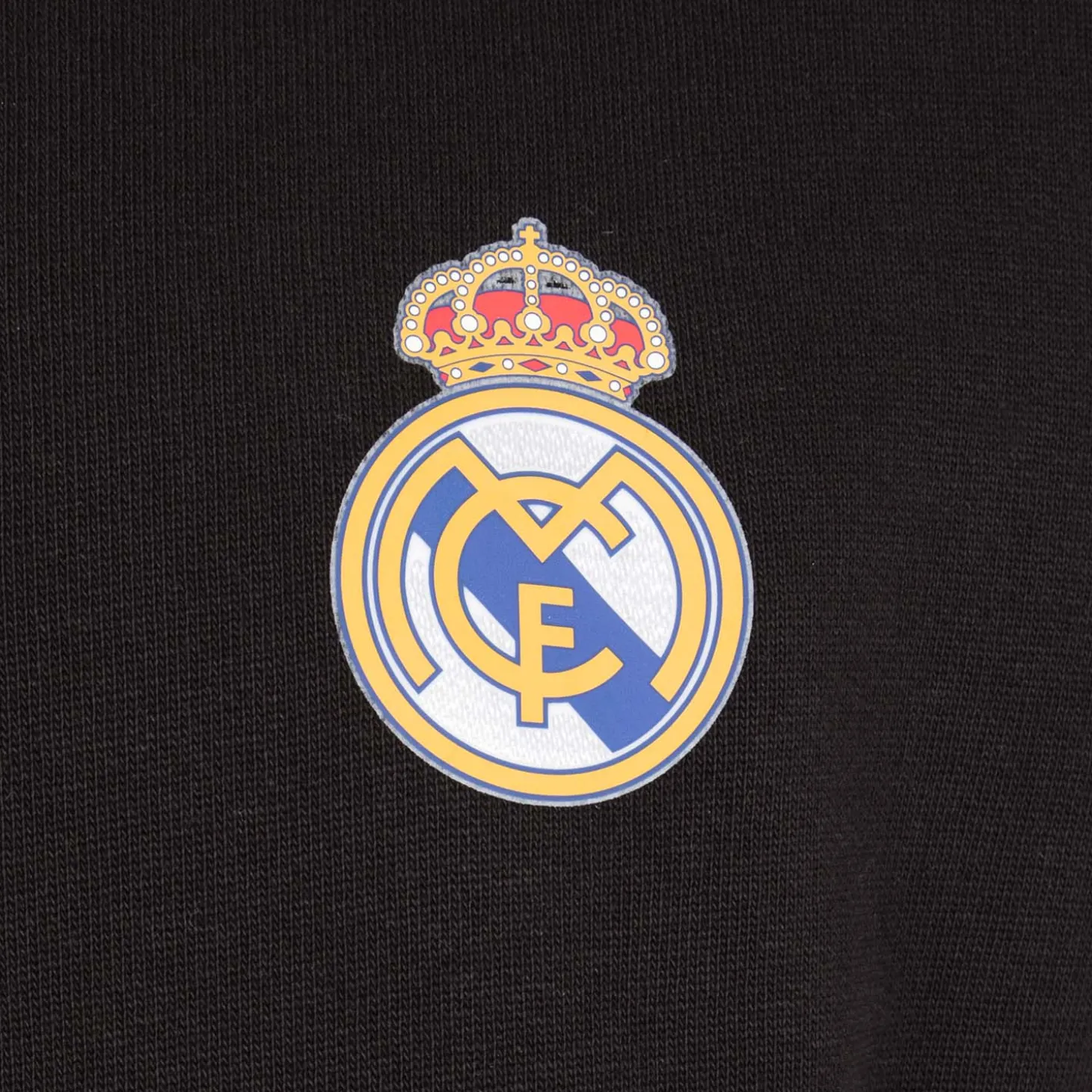 Hombre T&F Sudaderas*Sudadera Capucha Negra Hombre Escudo Color Essentials