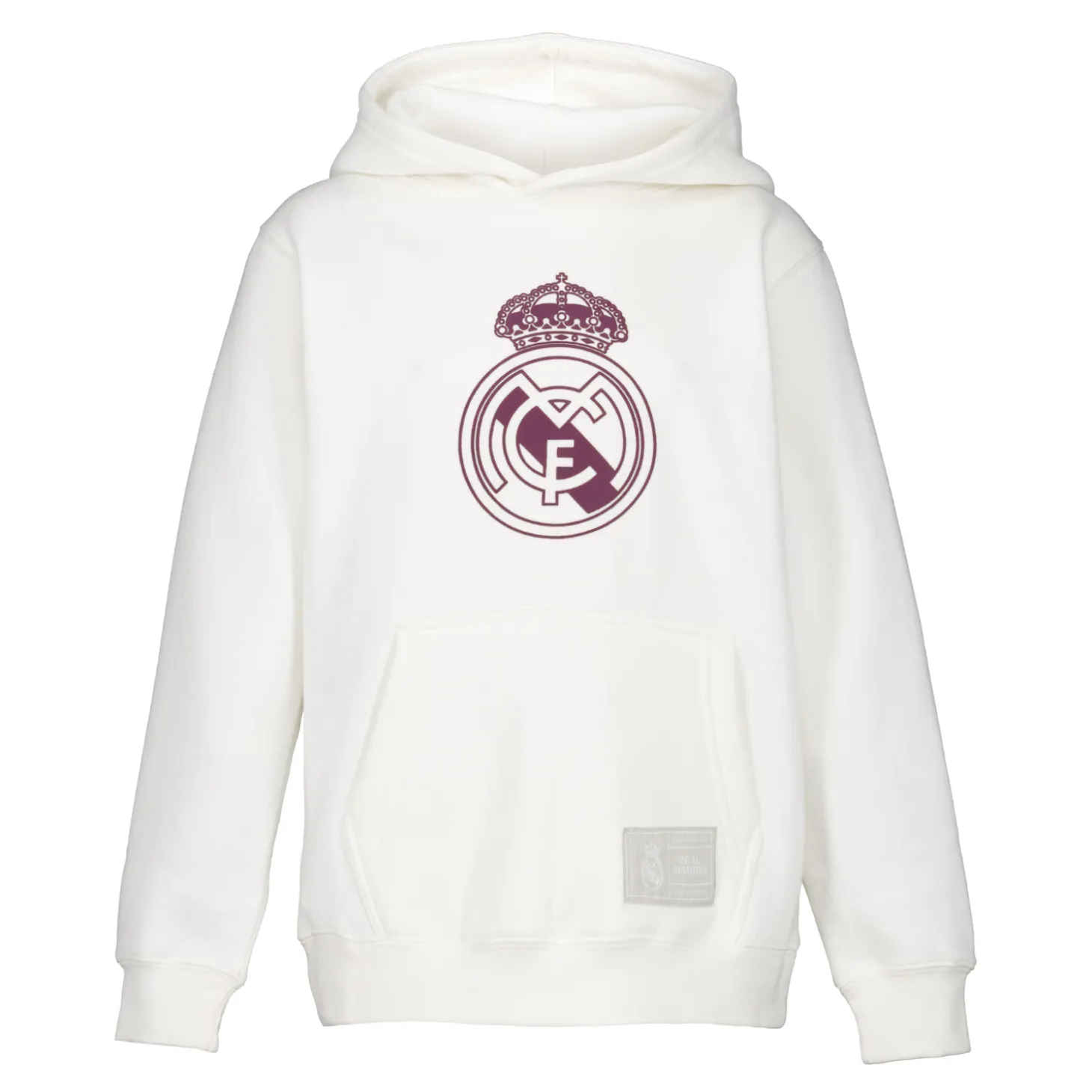 Sport Design Sweden AB Sudaderas*Sudadera Capucha Niño Color Crest Blanco Roto Real Madrid
