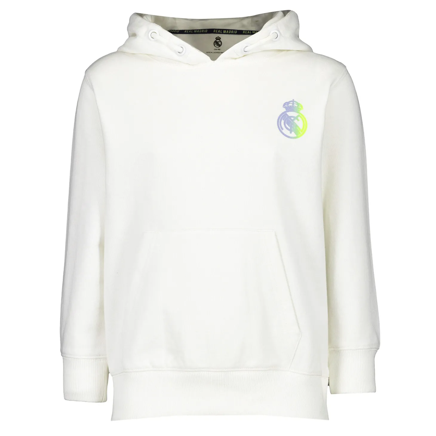 ITEX Sudaderas*Sudadera Capucha Niño Fan Kids Blanca Real Madrid