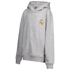 OSDM Sudaderas*Sudadera Capucha Niños ECO Essentials Real Madrid Escudo Color Gris