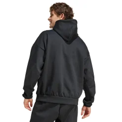 Hombre Adidas España, S.A.U Sudaderas|Sudaderas Capucha*Sudadera con capucha Hombre adidas Real Urban Negra