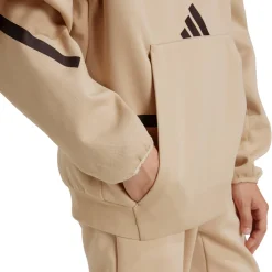 Hombre Adidas España, S.A.U Sudaderas|Sudaderas Capucha*Sudadera con capucha Niños adidas Real Urban Beige