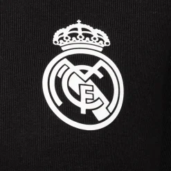Mujer OSDM Sudaderas*Sudadera Cropped Mujer ECO Essentials Real Madrid Escudo Negra