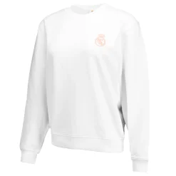 Mujer OSDM Sudaderas*Sudadera Cropped Mujer ECO Essentials Real Madrid Escudo Blanca