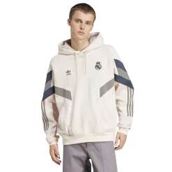 Hombre Adidas España, S.A.U Sudaderas|Sudaderas Capucha*Sudadera Hombre adidas Originals LFSTLR Beige 24/25