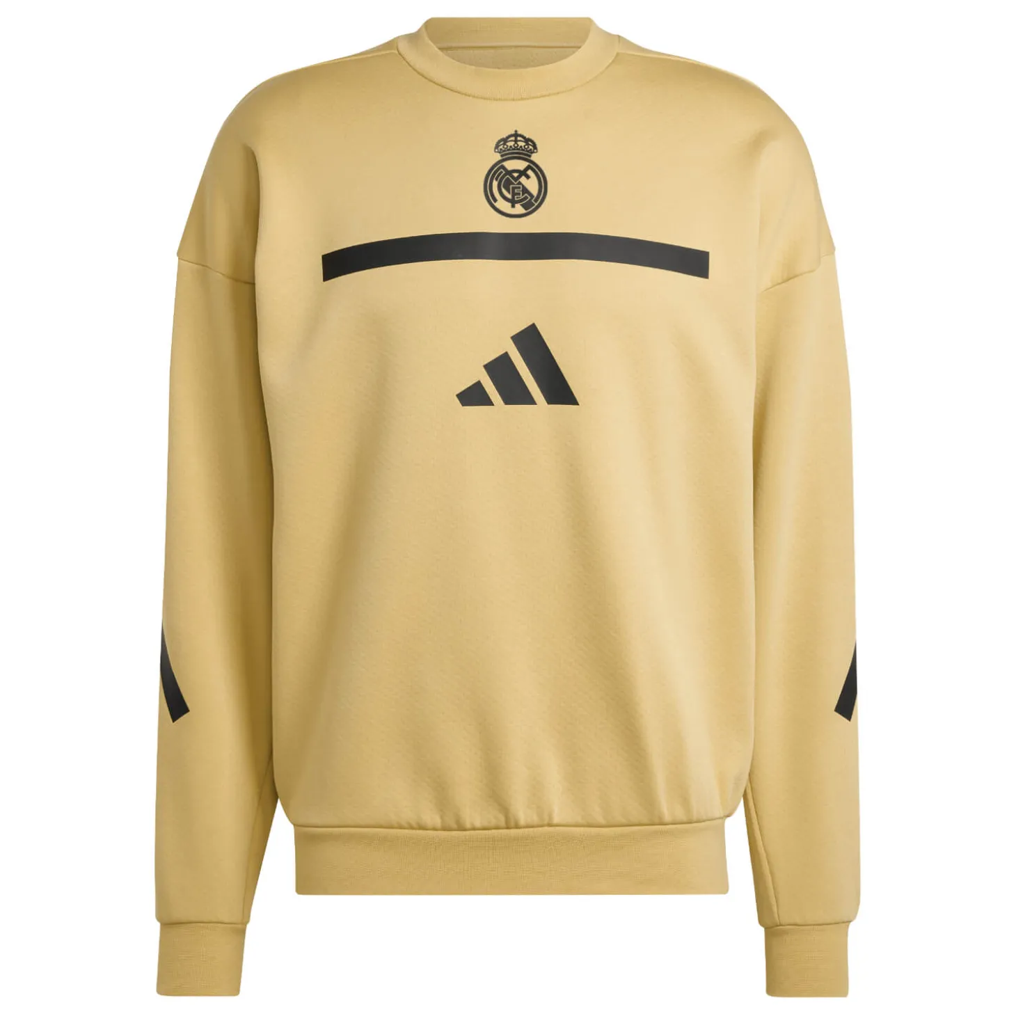 Hombre Adidas España, S.A.U Sudaderas|Sudaderas*Sudadera Hombre adidas Real Urban Beige